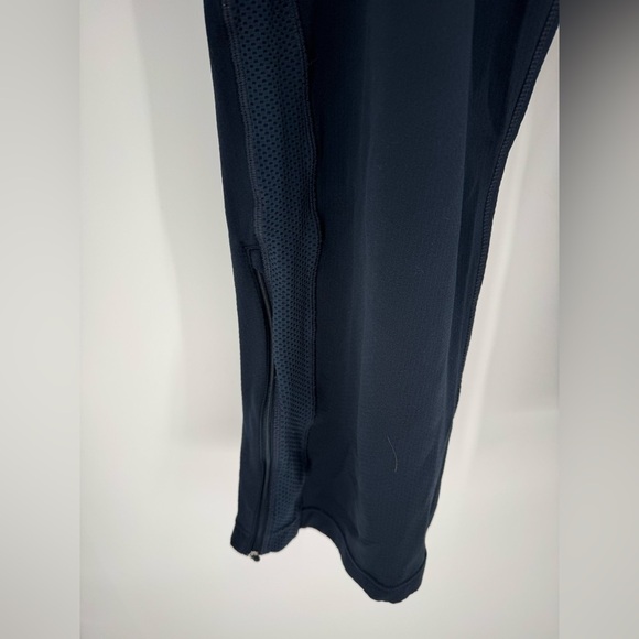 Nike Men's Navy Blue Dri Fit Track Pants Bottom Leg Zipper - Picture 15 of 16